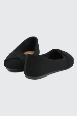 Pleated Ballet Flats