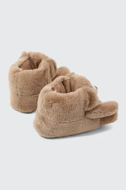 Plush Teddy Bear Slippers