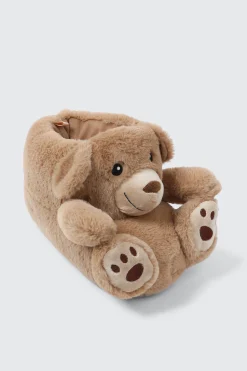Plush Teddy Bear Slippers