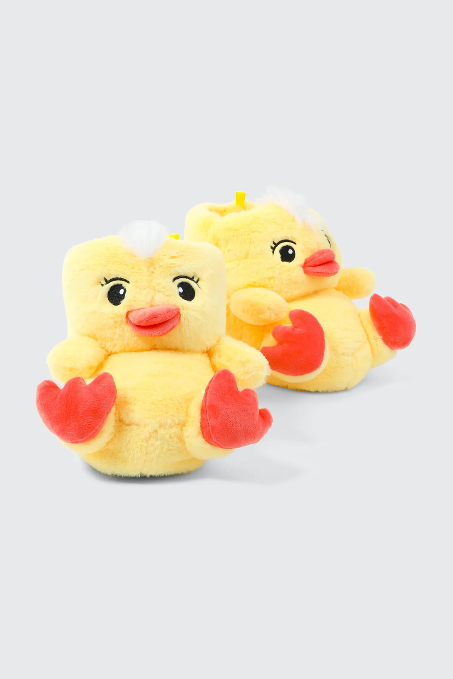 Plush Yellow Duck Slippers