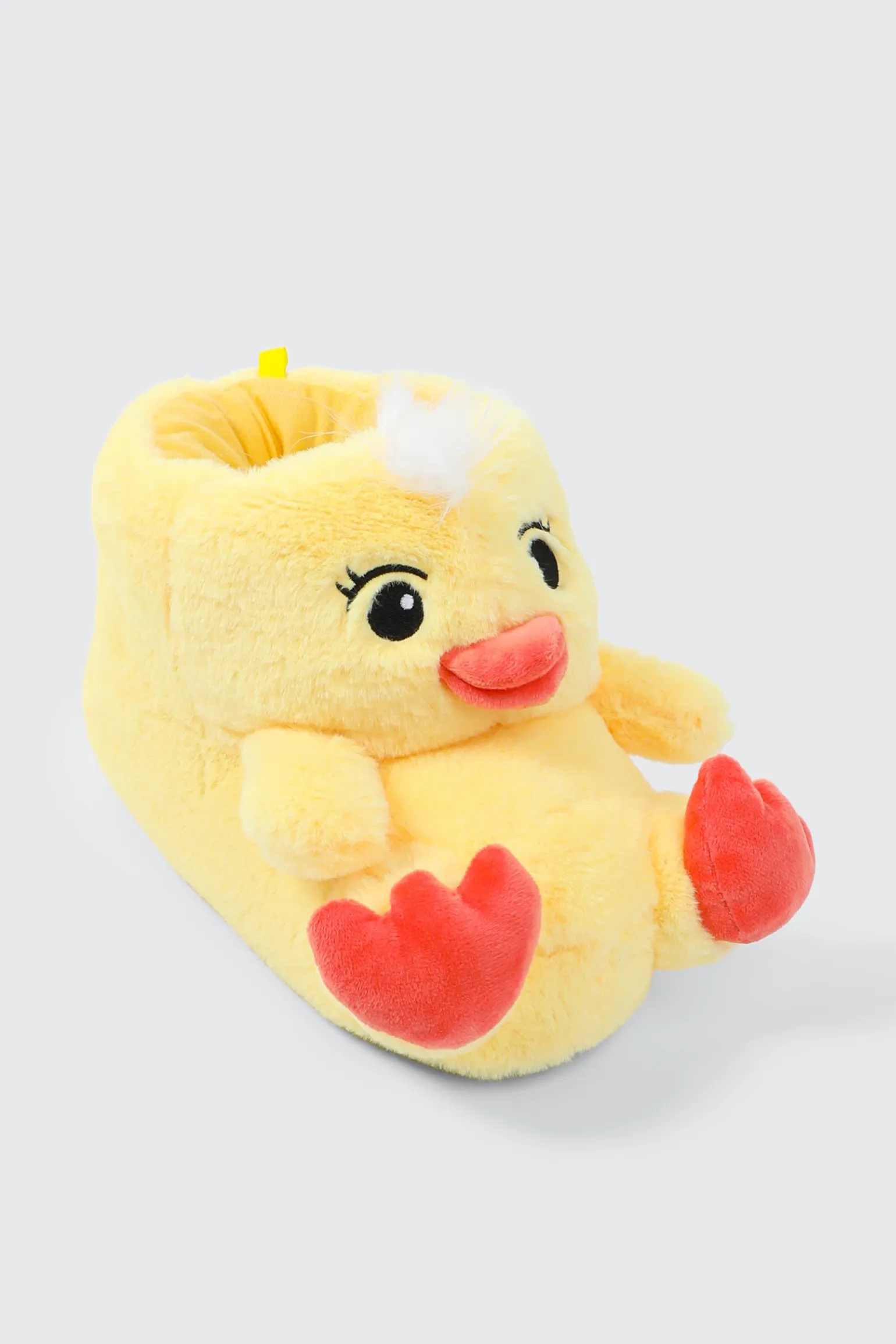 Plush Yellow Duck Slippers