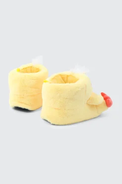 Plush Yellow Duck Slippers