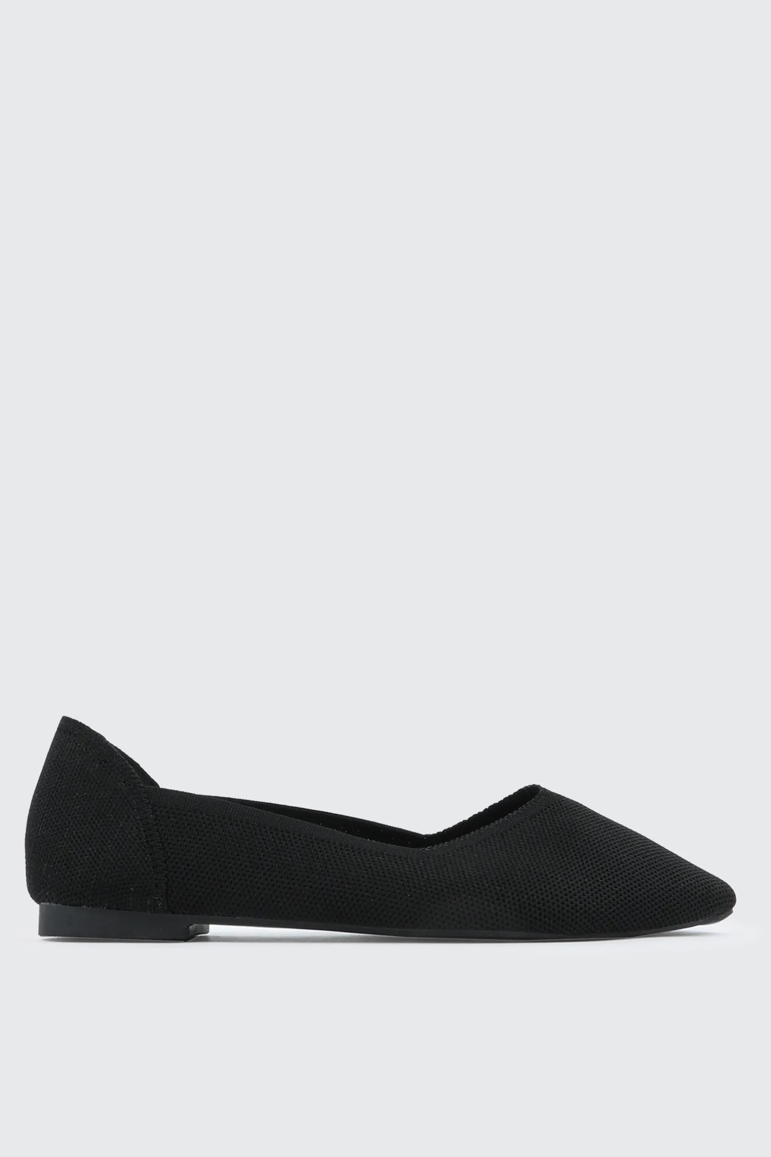Pointed Toe Knit Flats