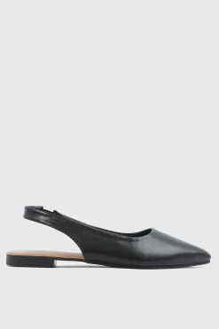 Pointed Toe Slingback Flats