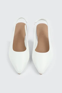Pointed Toe Slingback Flats