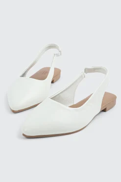 Pointed Toe Slingback Flats