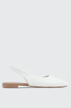 Pointed Toe Slingback Flats