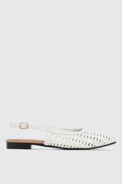 Pointed Toe Slingback Flats