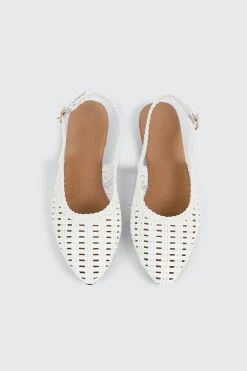 Pointed Toe Slingback Flats