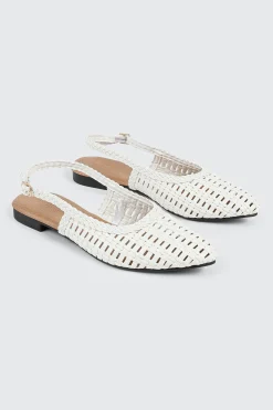 Pointed Toe Slingback Flats