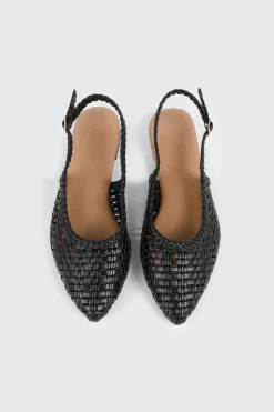 Pointed Toe Slingback Flats