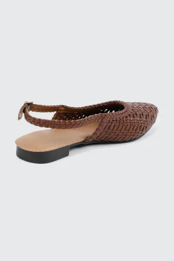 Pointed Toe Slingback Flats