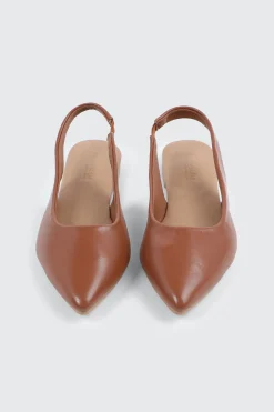 Pointed Toe Slingback Flats