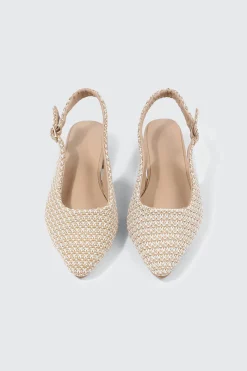 Pointed Toe Slingback Flats