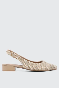 Pointed Toe Slingback Flats