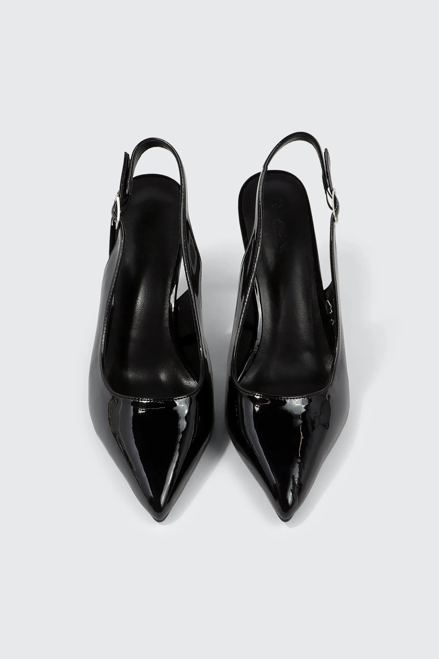 Pointed Toe Slingback Heels