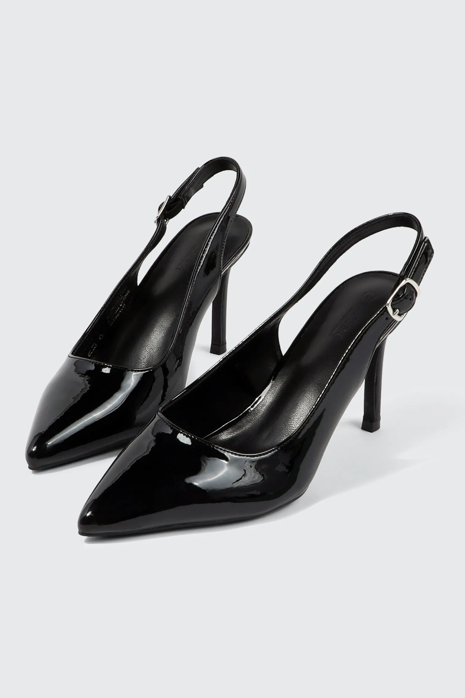 Pointed Toe Slingback Heels