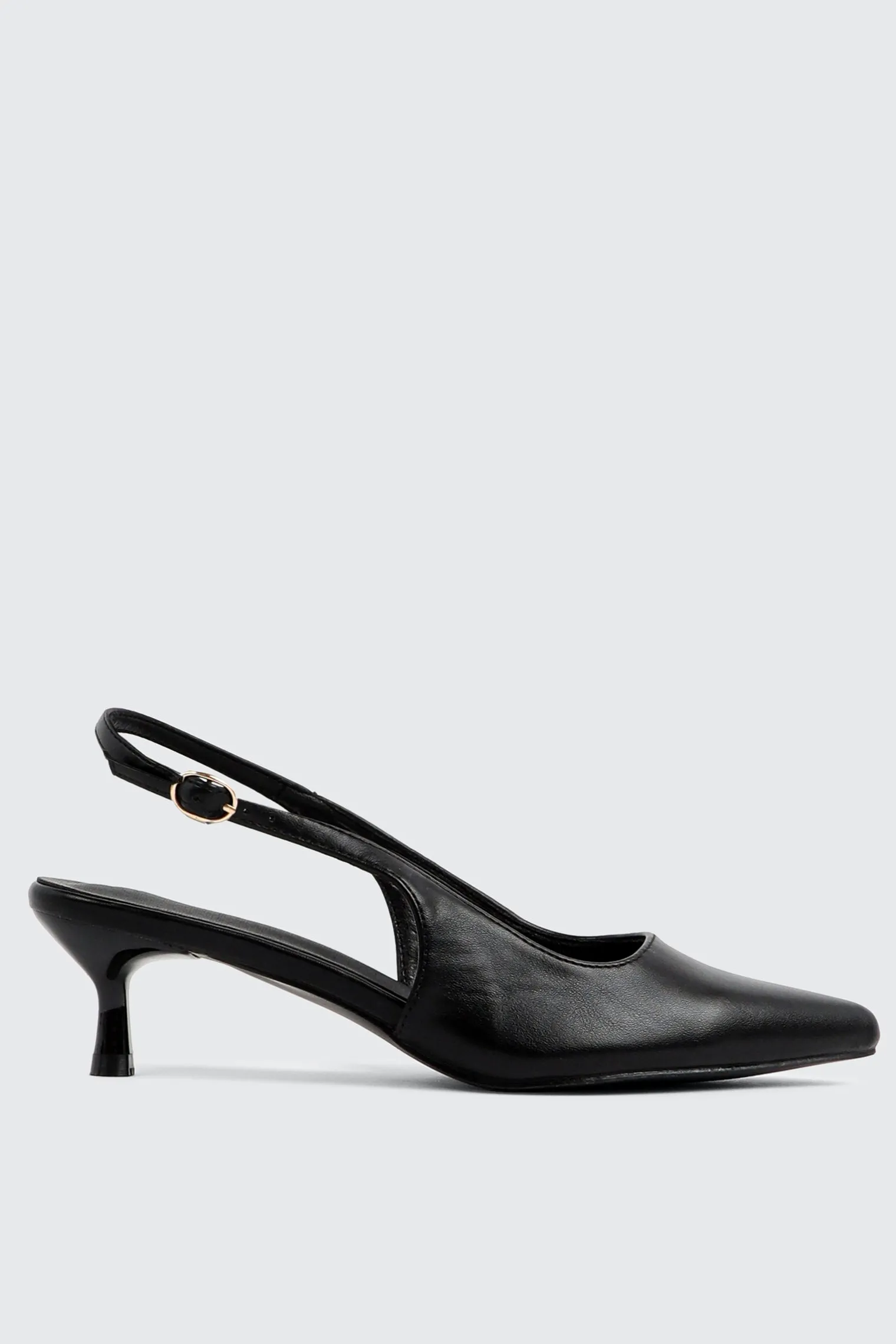 Pointed Toe Slingback Heels