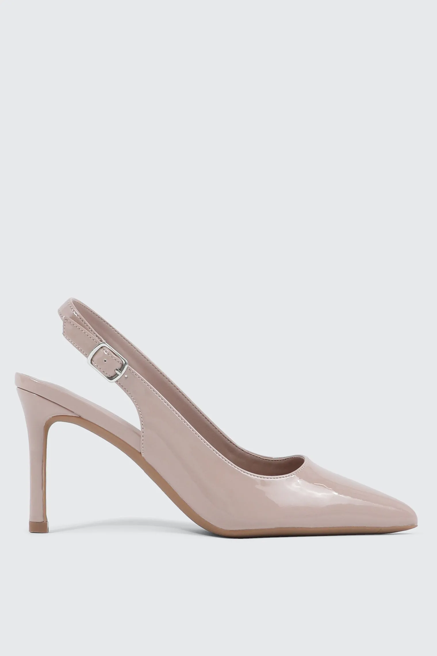 Pointed Toe Slingback Heels
