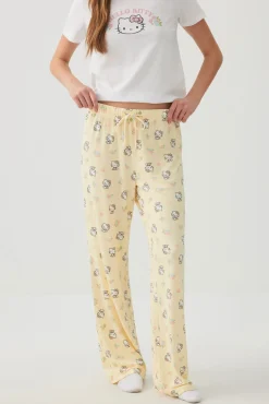 Printed Straight Leg PJ Pants