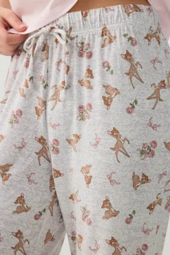 Printed Straight Leg PJ Pants