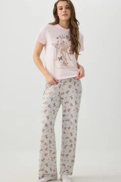 Printed Straight Leg PJ Pants