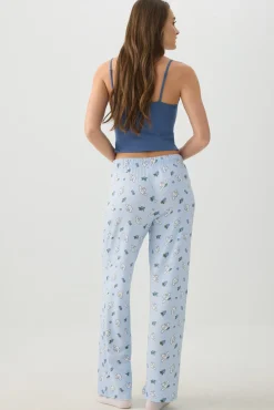 Printed Straight Leg PJ Pants