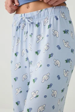 Printed Straight Leg PJ Pants