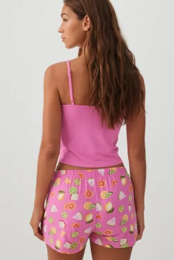 Printed Ultra Soft PJ Shorts