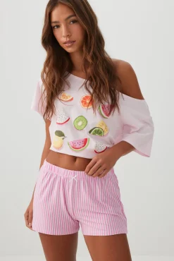 Printed Ultra Soft PJ Shorts