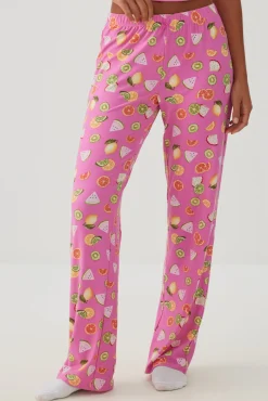Printed Ultra Soft Straight Leg PJ Pants