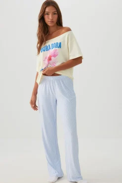 Printed Ultra Soft Straight Leg PJ Pants