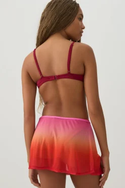 Print Knit Swim Cover Up
