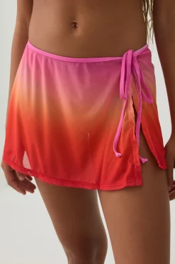 Print Knit Swim Cover Up