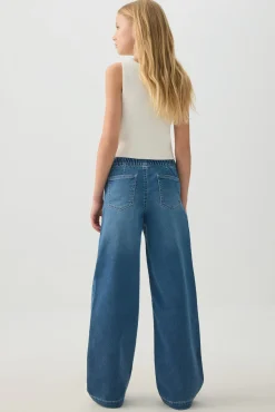 Pull On Wide Leg Jeans