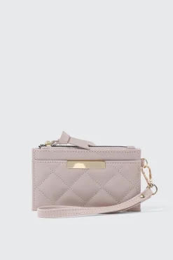 Quilted Diamond Wristlet Cardholder