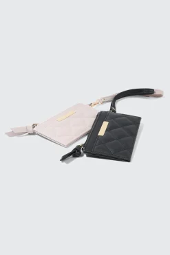 Quilted Diamond Wristlet Cardholder