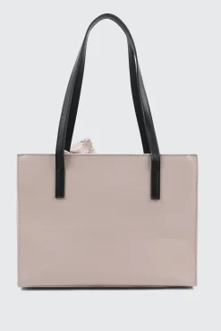 Quilted Structured Tote Bag