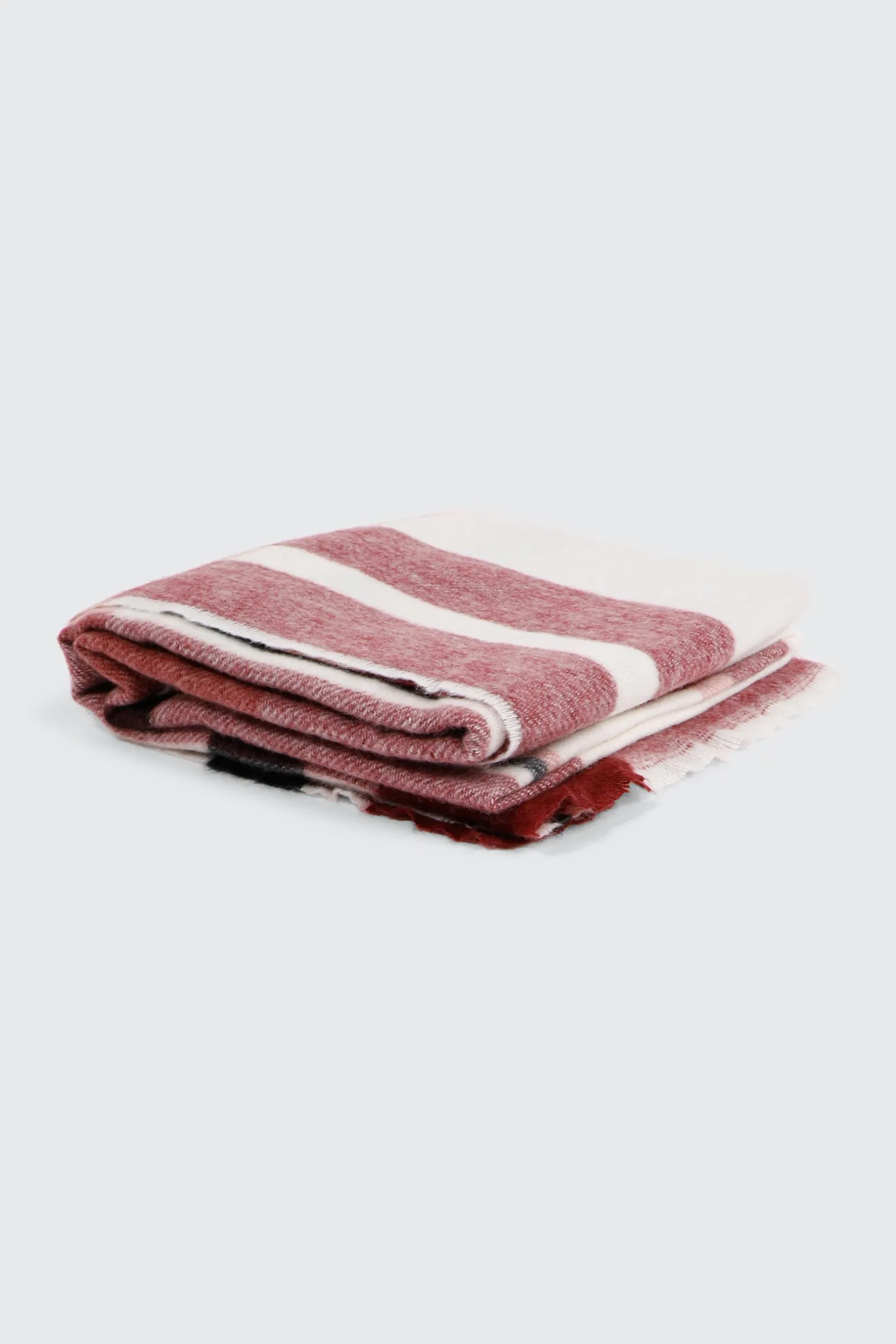 Rectangular Plaid Scarf