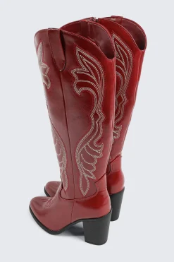 Red Cowboy Boots