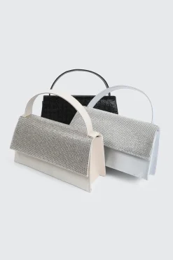 Rhinestone Flap Evening bag
