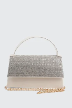 Rhinestone Flap Evening bag