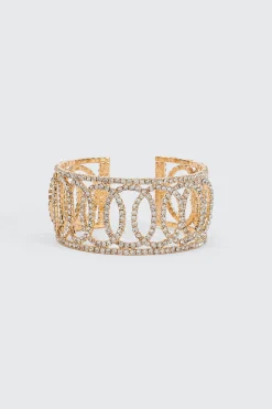 Rhinestone Loop Bangle