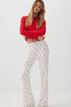 Rib Flare PJ Pants