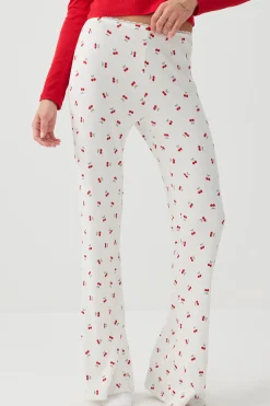 Rib Flare PJ Pants