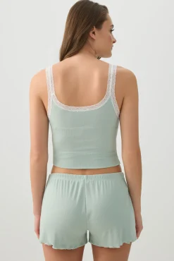 Rib PJ Shorts