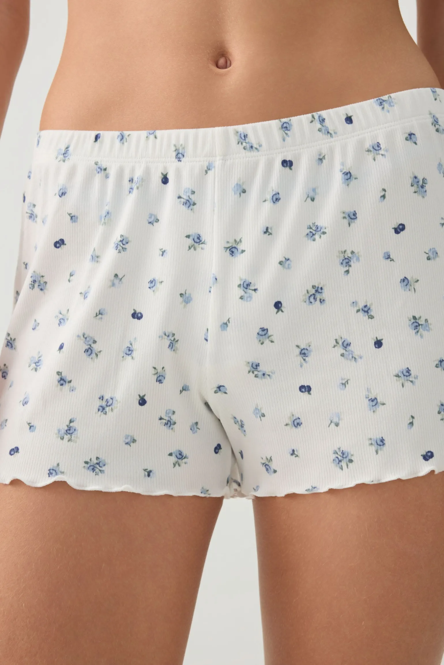 Rib PJ Shorts