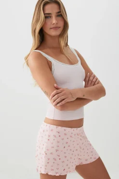 Rib PJ Shorts