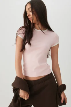 Ringer Crew Neck T-Shirt