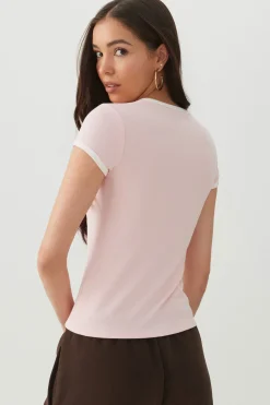 Ringer Crew Neck T-Shirt